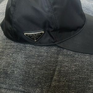 Nylon Prada baseball cap